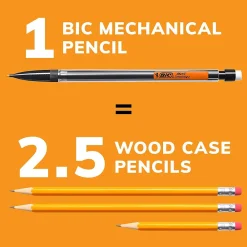 Pencils|BIC Xtra Life Mechanical Pencil, 0.7mm, #2 Medium Lead, 10/Pack (90576)