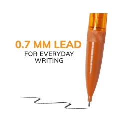 Pencils|BIC Xtra-Smooth Bright Edition Mechanical Pencils, 0.7mm, #2 Medium Lead, 24 Pencils/Blister, 6 Blisters/Pack (MPCE144E-BLK)