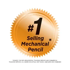 Pencils|BIC Xtra-Smooth Bright Edition Mechanical Pencils, 0.7mm, #2 Medium Lead, 24 Pencils/Blister, 6 Blisters/Pack (MPCE144E-BLK)