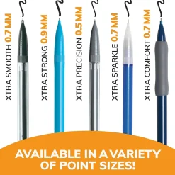 Pencils|BIC Xtra-Smooth Bright Edition Mechanical Pencils, 0.7mm, #2 Medium Lead, 24 Pencils/Blister, 6 Blisters/Pack (MPCE144E-BLK)