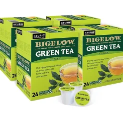 Bigelow Classic Green Tea, Keurig K-Cup Pod, 24 Pods/Pack, 4 Packs/Carton (6085CT)