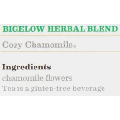 Bigelow Cozy Chamomile Herbal Tea Bags, 28/Box (004011)