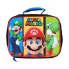 Bioworld Kids' Mario, Luigi, and Yoshi Insulated Lunch Bag, Multicolor (LXB68ADSMBSB00)