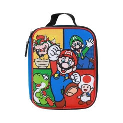 Bioworld Kids' 5-Piece Super Mario Backpack Set, Medium, Multicolor (B1B1MKLSMBSB00)
