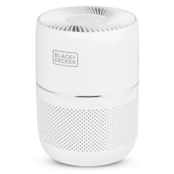 Black & Decker HEPA Tabletop Air Purifier, 3-Speed, White (BAPT02)