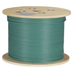 Black Box GigaTrue 1000' CAT-6A Ethernet Cable, 23AWG, Green (C6ABC51S-GN-1000)