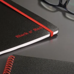 Subject Notebooks|Black N' Red 1-Subject Professional Notebooks, 8.5