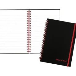 Notebooks|Black N' Red 1-Subject Professional Notebooks, 5.875
