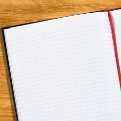 Notebooks|Black N' Red 1-Subject Professional Notebooks, 8.25