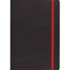 Notebooks|Black N' Red 1-Subject Professional Notebooks, 5.75" x 8.25", Wide Ruled, 71 Sheets, Black (400065000)