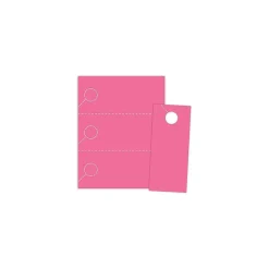 Business Cards*Blanks USA Blanks/USA® 3.67" x 8 1/2" 174 GSM Digital Cover Door Hangers, Pink, 1000/Pack