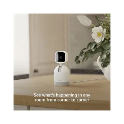 Blink Mini Pan-Tilt Wireless Camera, White (B09N6YCT3Y)