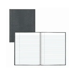 Journals|Blueline Hardcover Executive Journal, 7.25" x 9.25", Wide-Ruled, Cool Gray, 144 Pages (A7.GRY)