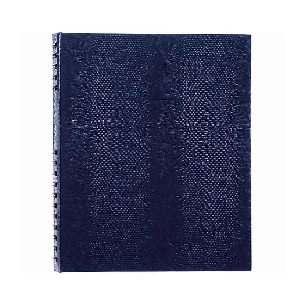 Journals|Blueline NotePro Hardcover Executive Journal, 8.5" x 10.75", Wide-Ruled, Indigo Blue, 200 Pages (A10200.BLU)
