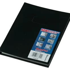 Notebooks|Blueline NotePro 1-Subject Professional Notebooks, 7.25" x 9.25", Quad, 96 Sheets, Black (REDA44C81)