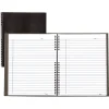 Notebooks|Blueline NotePro 1-Subject Professional Notebooks, 8" x 11", Wide Ruled, 75 Sheets, Black (REDA10150BLK)