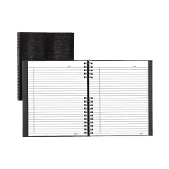 Notebooks|Blueline NotePro 1-Subject Professional Notebooks, 8.5" x 10.75", College Ruled, 150 Sheets, Black (A10300.BLK)