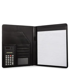 Faux Leather Padfolio, Black (WRC5040BS-Black)<Bond Street Hot