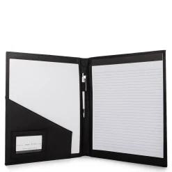 Faux Leather Padfolio, Black (WRC5042BS-Black)<Bond Street Online