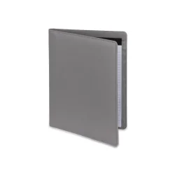 Faux Leather Portfolio Case, Gray (WRC1511BS-GREY)<Bond Street Best