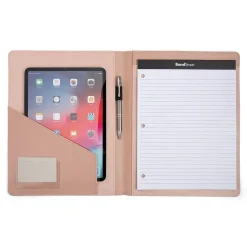 Faux Leather Portfolio Case with Zipper Closure, Rose (WRC1511BS-ROSE)<Bond Street Hot