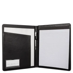 Leather Padfolio, Black (WRC5039BS-Black)<Bond Street Clearance