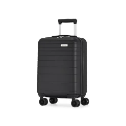 Panoramic 21.5" Hardside Carry-On Suitcase, Double Spinner Wheels, Black (HLG7220BS-BLACK)<Bond Street Best
