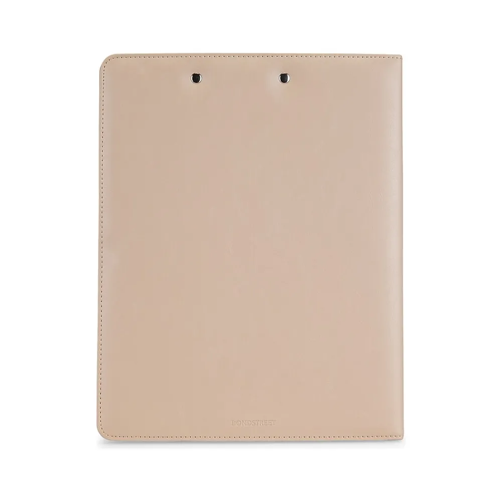 Vegan Leather Padfolio, Taupe (WRC5041BS-TAUPE)<Bond Street New