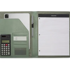 Vegan Leather Writing Case, Green (WRC5040BS-SSPRAY)<Bond Street Online