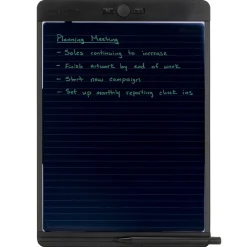 Notepads|Boogie Board Blackboard Smart Notepad, 8.5" x 11", Black, 1 Sheets/Pad (BD0110001)