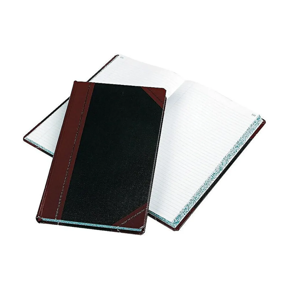 Accounting & Record Journals*Boorum & Pease 9 Series Record Book, 8.63" x 14.13", Black, 150 Sheets/Book (9-300-R)