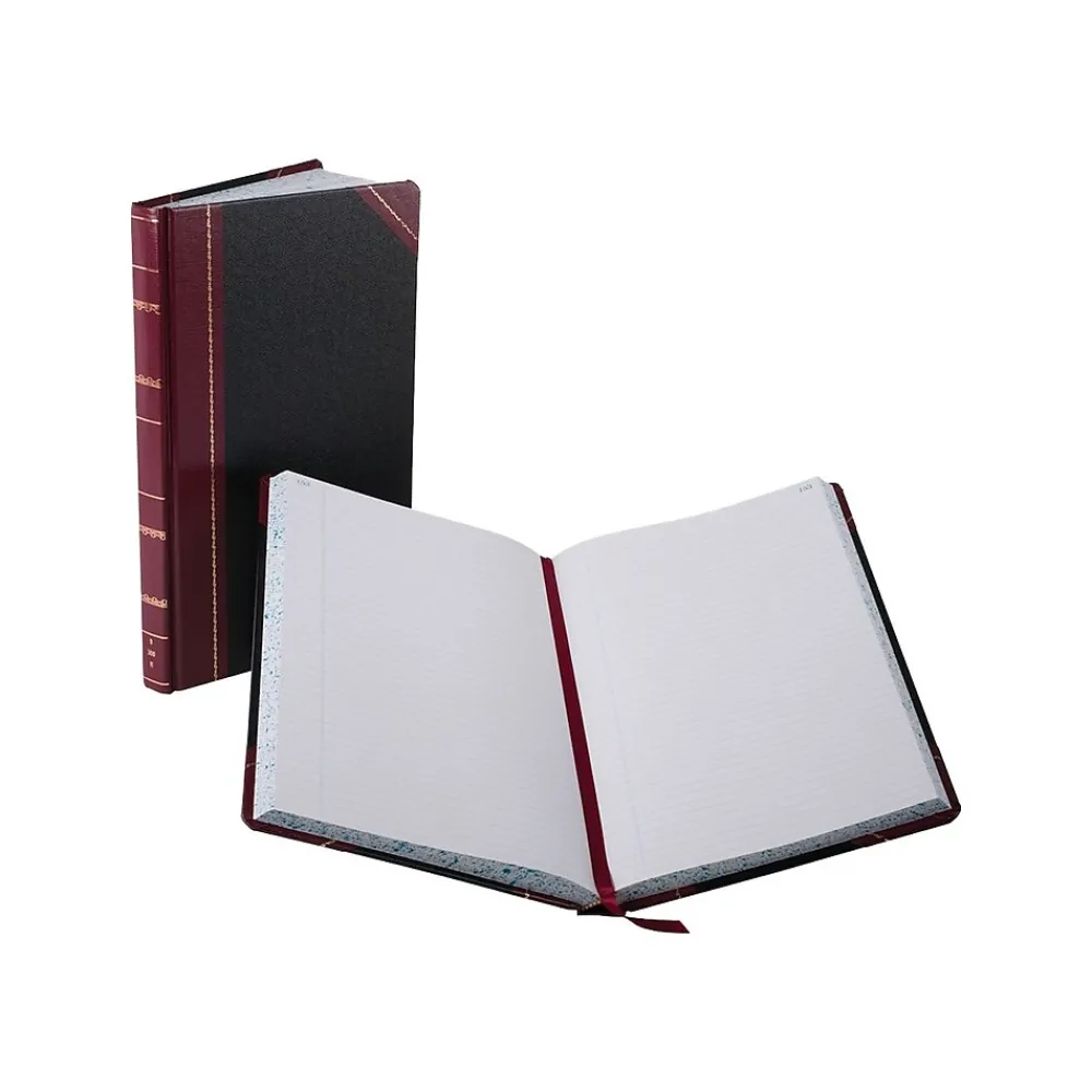 Accounting & Record Journals*Boorum & Pease 9 Series Record Book, 8.63" x 14.13", Black, 150 Sheets/Book (9-300-R)