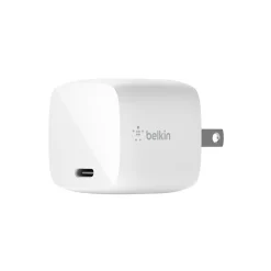 BOOST↑CHARGE 30W USB-C PD GaN Wall Charger, White (WCH001DQWH)<Belkin Clearance