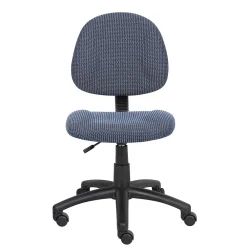 Office Chairs*Boss Office Products Boss Fabric Task Chair, Blue (B315-BE)