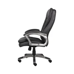 Office Chairs*Boss Office Products Boss Faux Leather Executive Chair, Black (B9331)