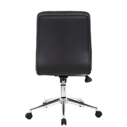 Office Chairs*Boss Office Products Boss Millennial Modern Faux Leather Computer and Desk Chair, Black (B330-BK)