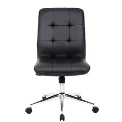 Office Chairs*Boss Office Products Boss Millennial Modern Faux Leather Computer and Desk Chair, Black (B330-BK)