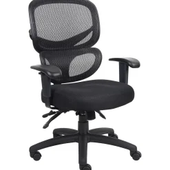 Office Chairs*Boss Office Products Boss Multi-Function Mesh Task Chair, Black (B6338)