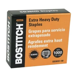 Staples|Bostitch 1" Length High Capacity Staples, Full Strip, 1000/Box (SB38HD-1M)
