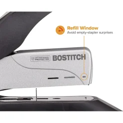 Staplers|Bostitch Black Heavy Duty Desktop Stapler, 100-Sheet Capacity, Staples Included, Black (AMAX1300)