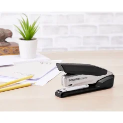 Staplers|Bostitch InPower+28 Desktop Stapler, 28-Sheet Capacity, Silver/Black (ACF1110)