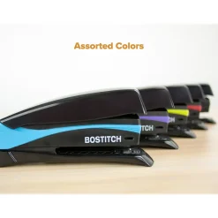 Staplers|Bostitch Inspire Desktop Stapler, 20-Sheet Capacity, Staples Included, Black (1429-BLK)