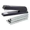 Staplers|Bostitch Office No-Jam Reduced-Effort Desktop Stapler, 25-Sheet Capacity, Staples Included, Black (3713)