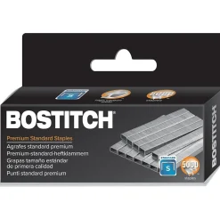 Staples|Bostitch Premium Standard Staples, 0.25" Leg Length, 5000 Staples/Box (1901)