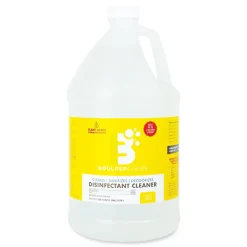 Disinfectant Cleaner, Lemon Scent, 128 oz Bottle, 4/Carton (BCL003137CT)<Boulder Clean Sale