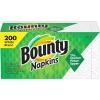 Bounty Quilted Napkin, 1-ply, White, 200 Napkins/Pack (34885.)