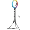 12" RGB Selfie Ring Light Studio Kit with Wireless Remote Control and Tripod (WA-RLSRGB12)<Bower Best