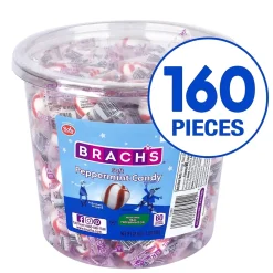 Bob's Brach's Peppermint Mints, 28 oz., 160 Pieces/Tub (209-02493)