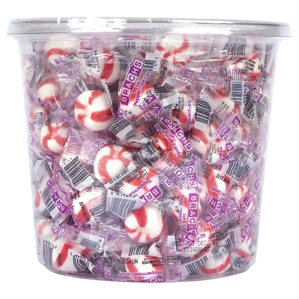 Bob's Brach's Peppermint Mints, 28 oz., 160 Pieces/Tub (209-02493)