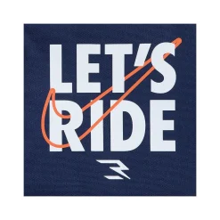 3Brand Let's Ride Lunch Tote, Blue/White (9AT028-U90)